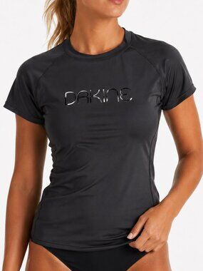 DAKINE Short Sleeve Surf Swim Rash Guard Black XL